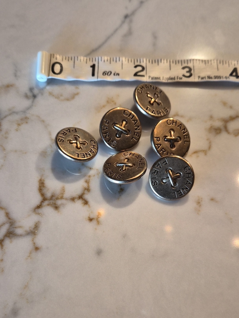 Chanel Gold Replacement Buttons